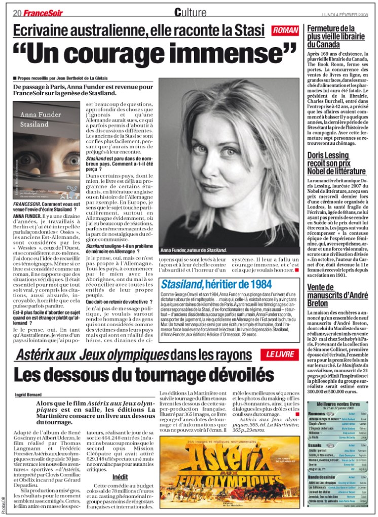 Un courage immense