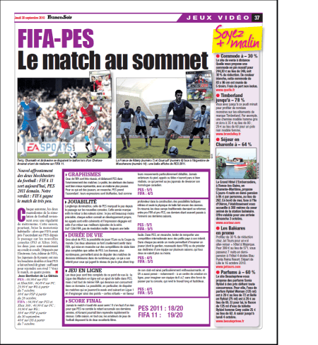 FIFA-PES le match au sommet