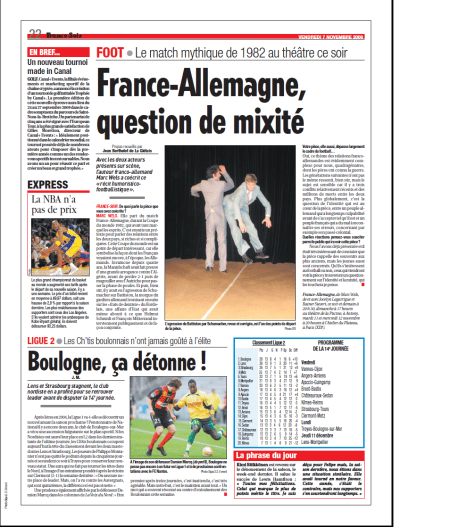 France-Allemagne, question de mixité