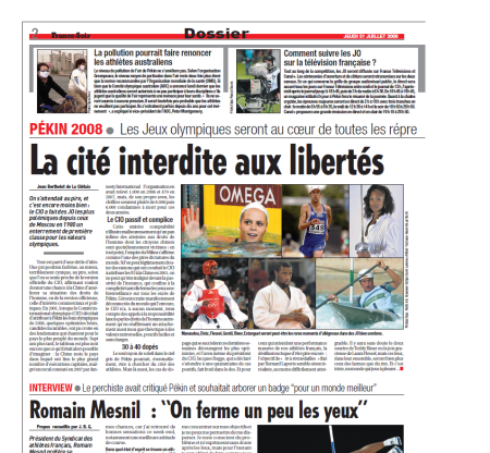 La cité interdite aux libertés