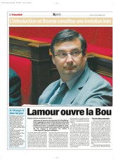 Lamour et la Bourse