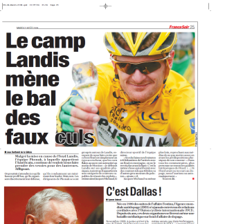 Le camp Landis mène le bal des faux culs