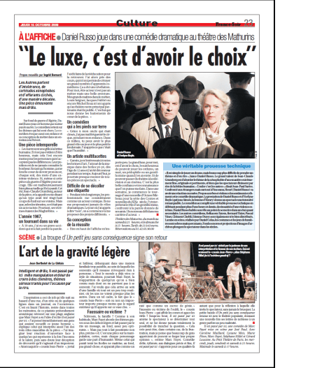 Le luxe,c'est d'avoir le choix