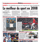 Le meilleur du sport en 2008