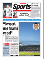 Le sport, une finalité en soi