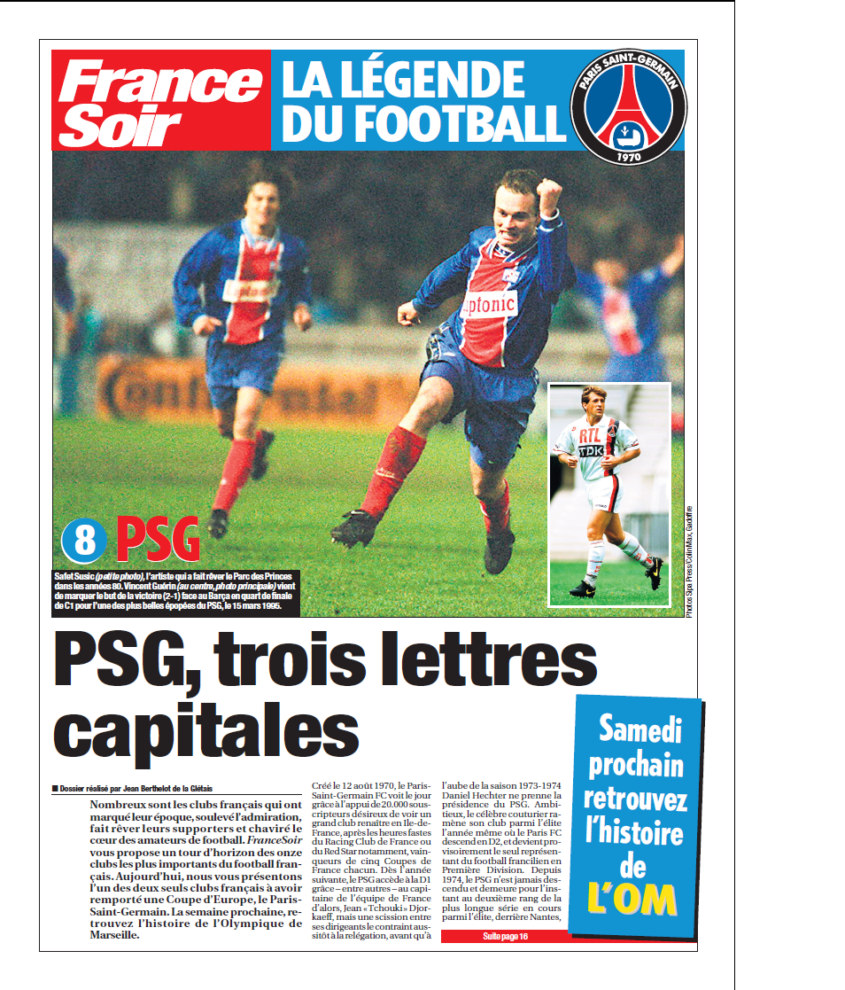 PSG, trois lettres capitales
