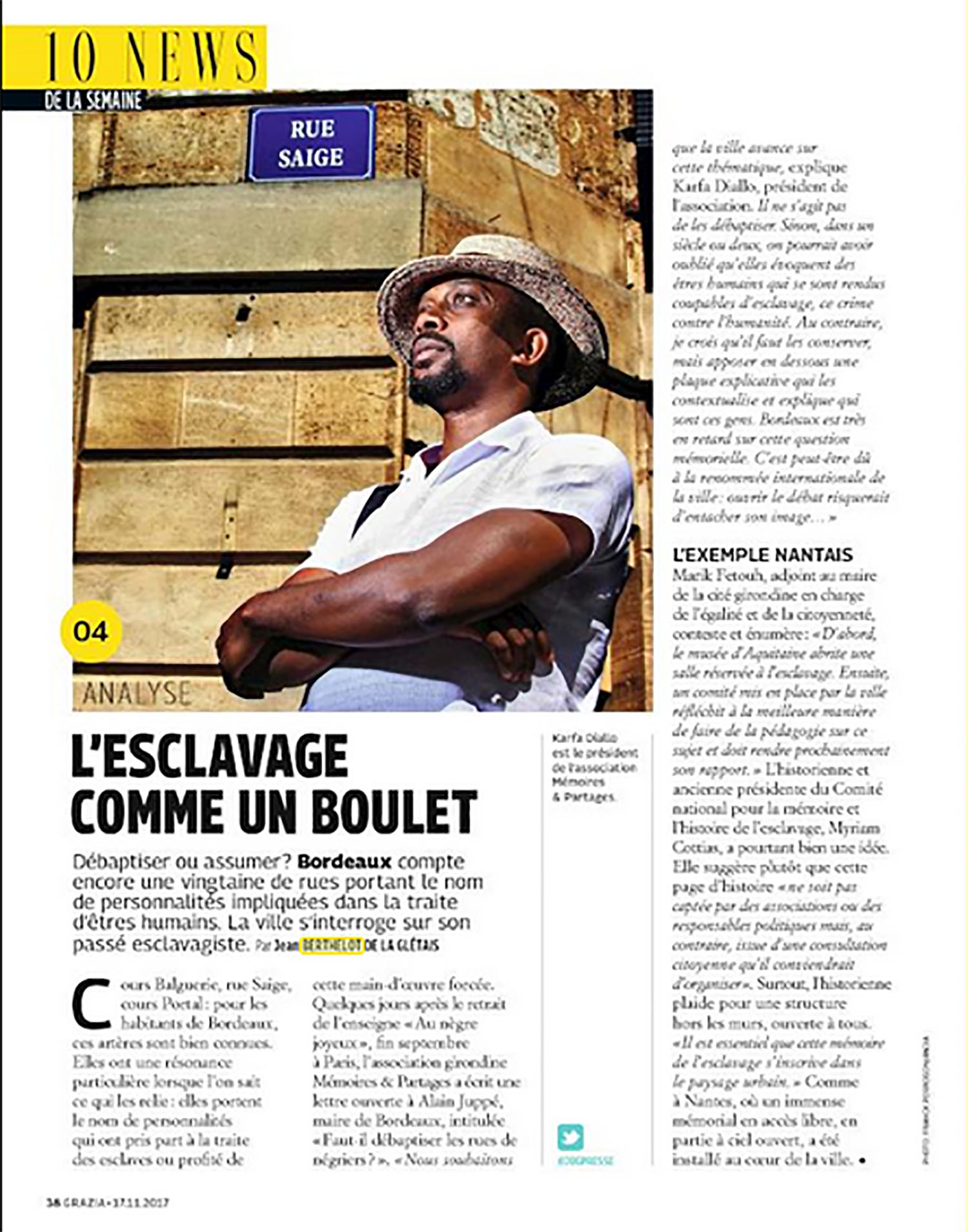 Bordeaux, l’esclavage comme un boulet