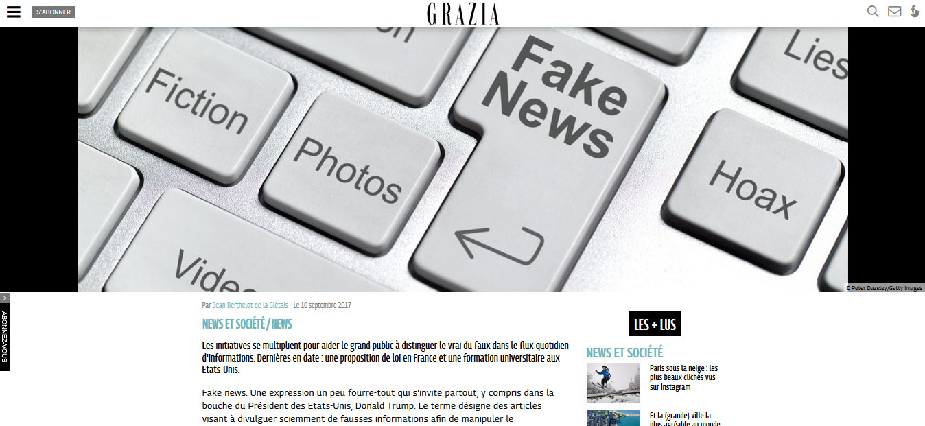 Fake news : la lutte s’organise