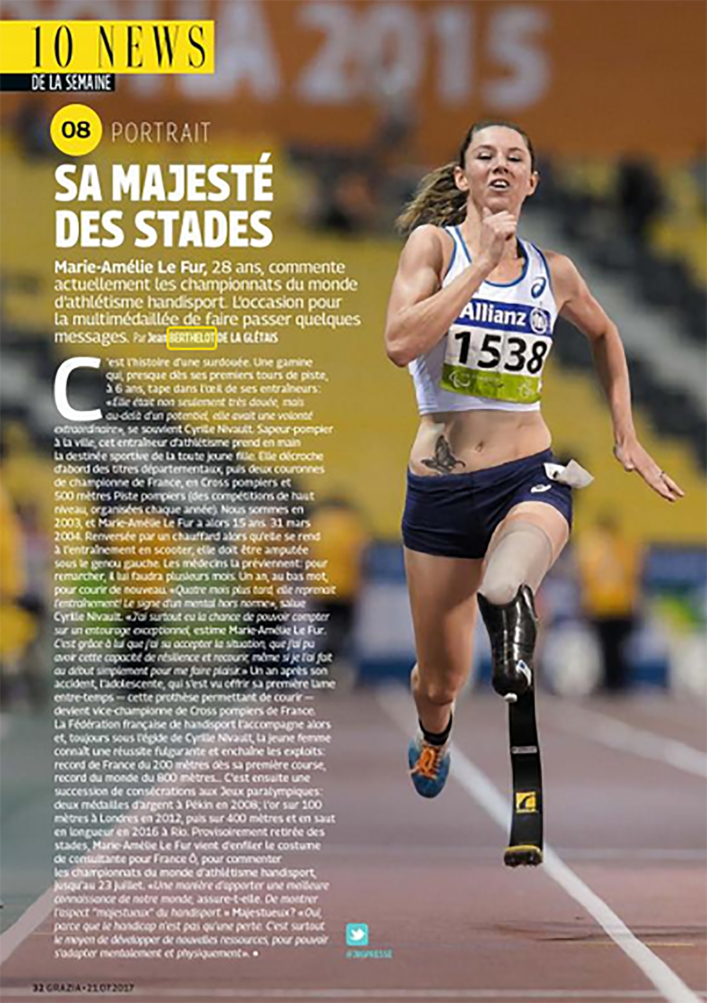 Marie-Amélie Le Fur : le handisport en majesté