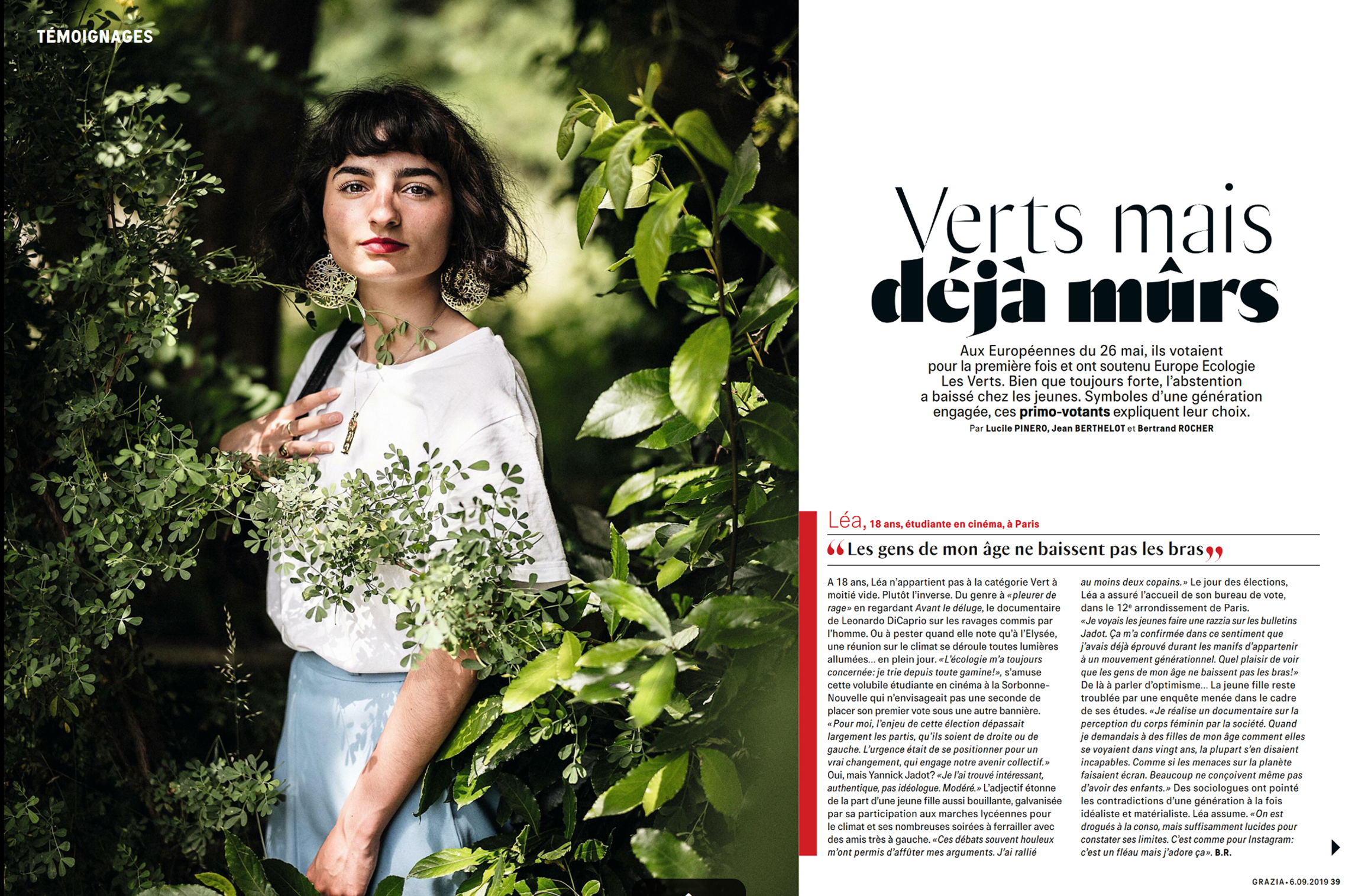 Verts mais déjà mûrs