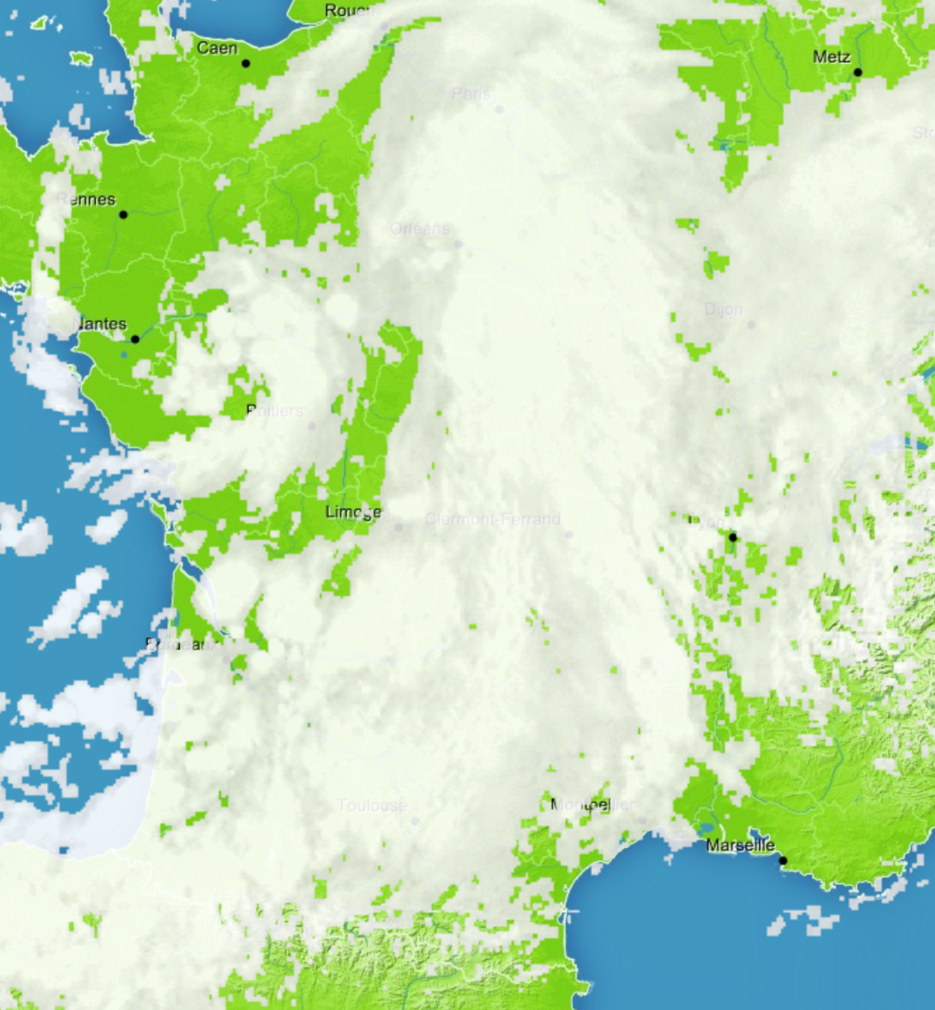 La tempête Amélie touche la côte aquitaine