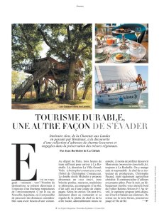 Tourisme durable, une autre façon de s’évader