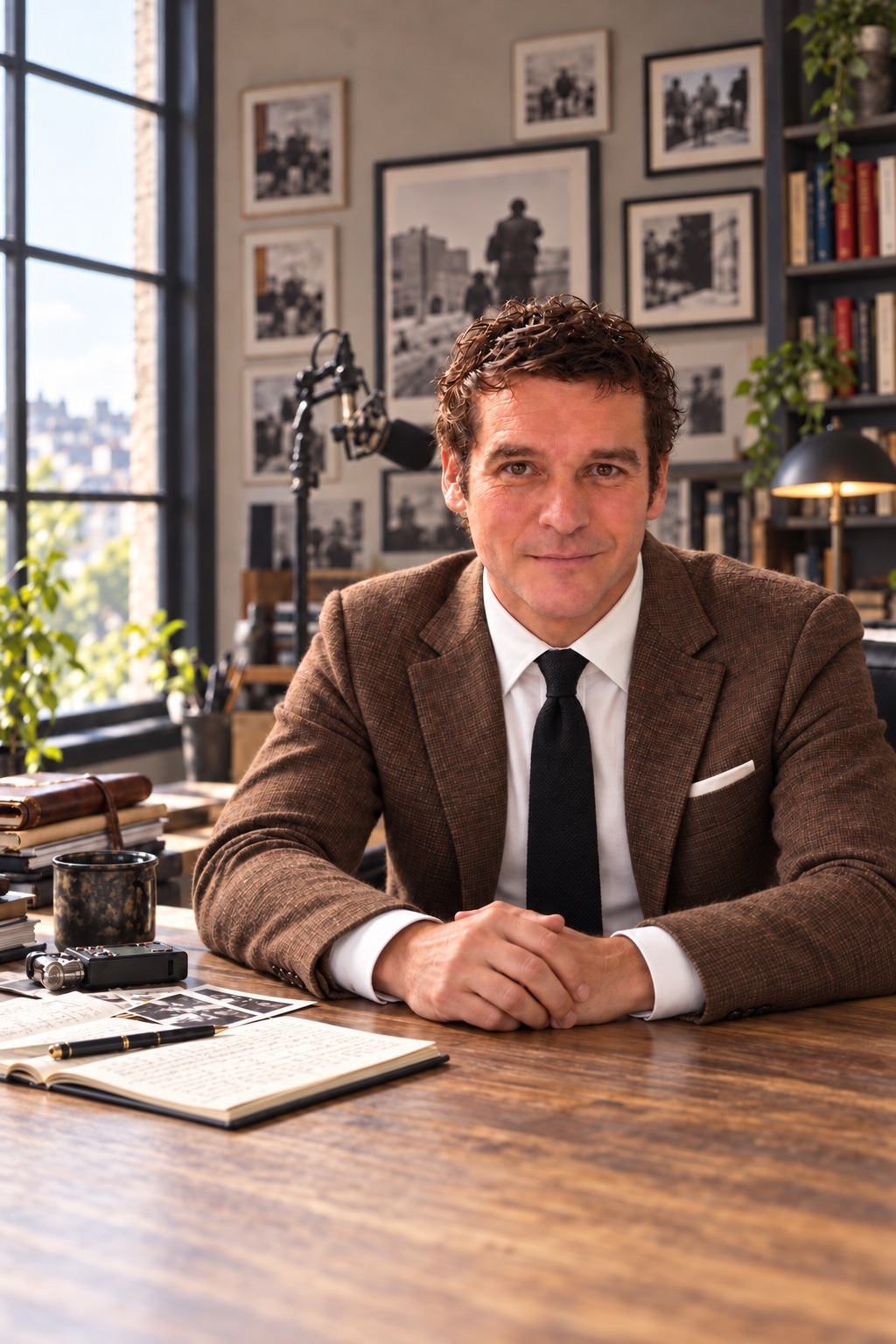 Jean Berthelot de La Glétais à son bureau