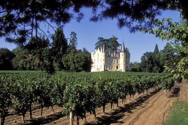 Vignoble et château de Pessac-Léognan