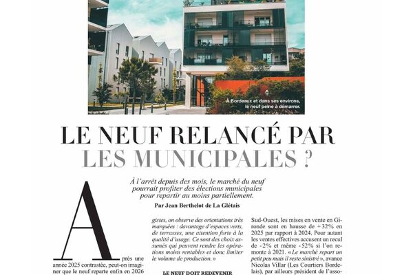 Le neuf relancé par les municipales ?