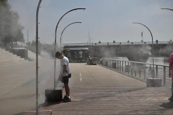 À Libourne, faire face à une chaleur de 43 °C